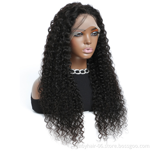 Water Wave Peruvian Hair Wig, Cabelo Humano Transparent Swiss Hd Lace Frontal Wig Human Hair wigs Peruvian Hair